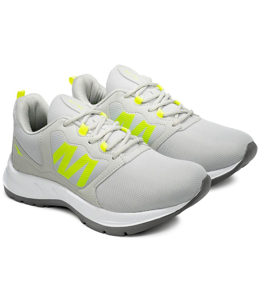     			ASIAN - ELECTRIC-09 Light Grey Men's Sports Running Shoes