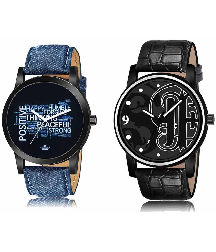     			Lorem - Analog Watch Watches Combo For Men and Boys ( Pack of 2 )