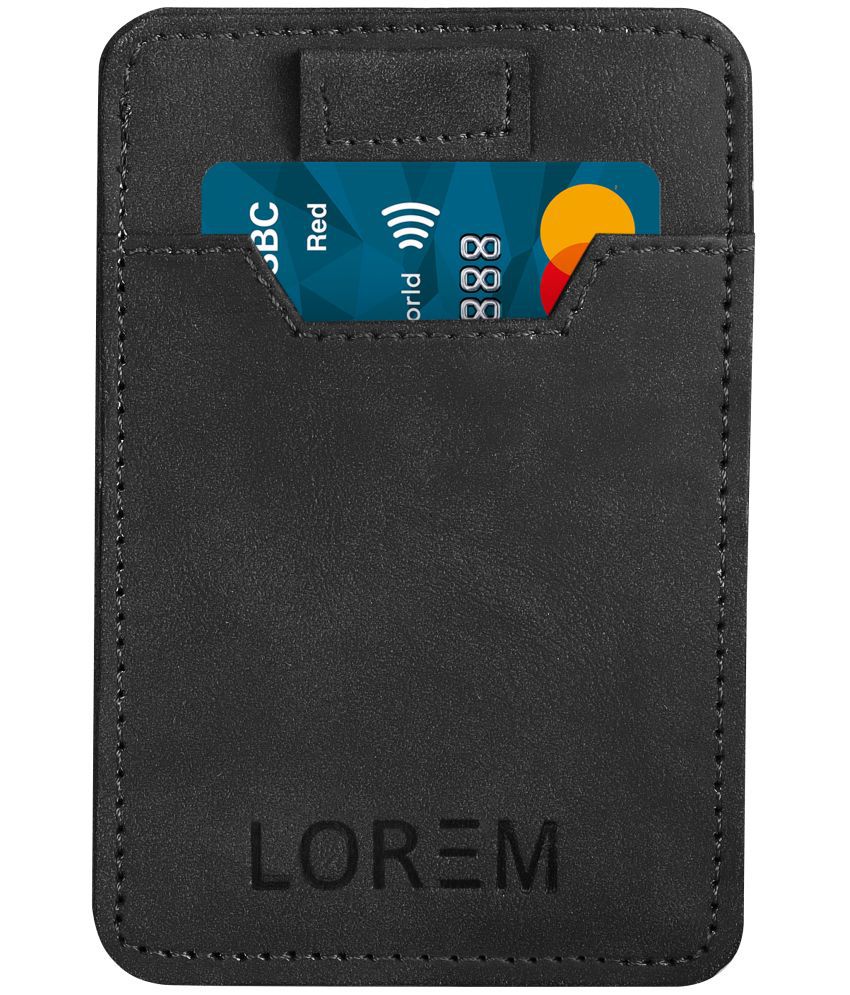     			Lorem - PU Leather Unisex Card Holder ( Pack of 1 )