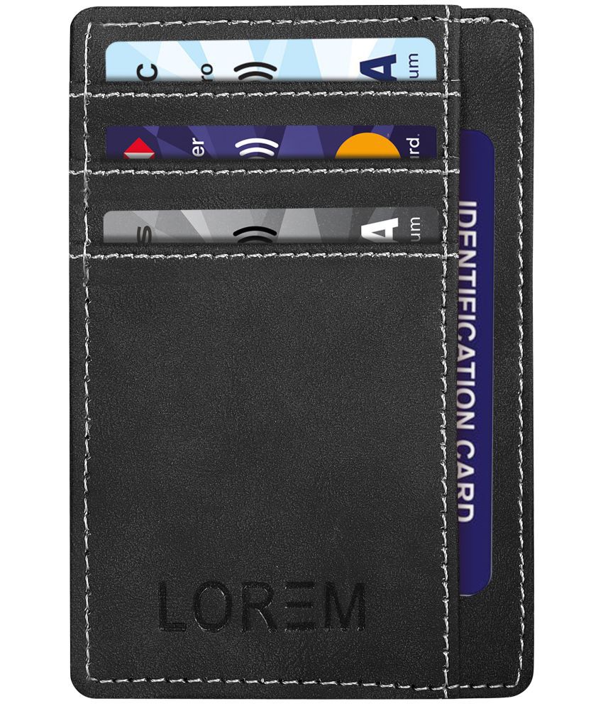     			Lorem - PU Leather Unisex Card Holder ( Pack of 1 )