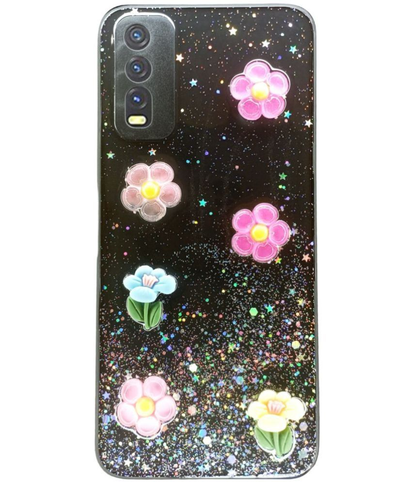     			NBOX - Multicolor Printed Back Cover Silicon Compatible For Vivo Y20 ( Pack of 1 )