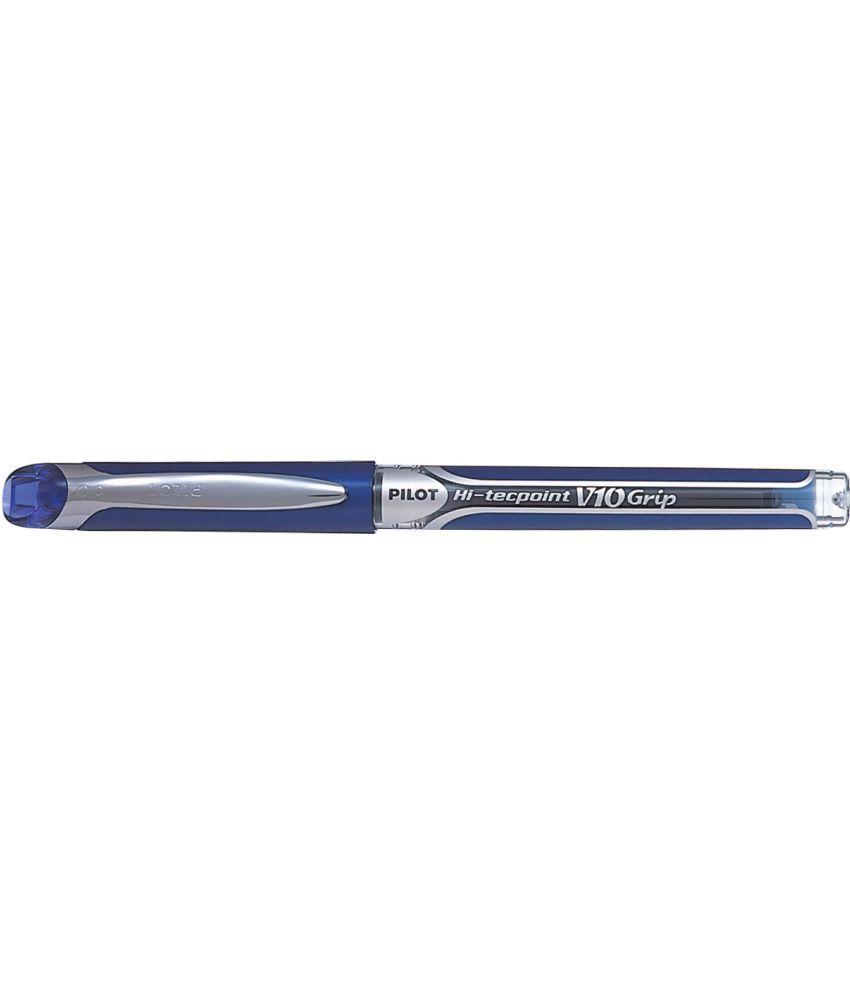     			Pilot Hi-Tecpoint V10 Grip Pen with Extra comfort Writing (Pack of 12, Blue) - Pack of 12