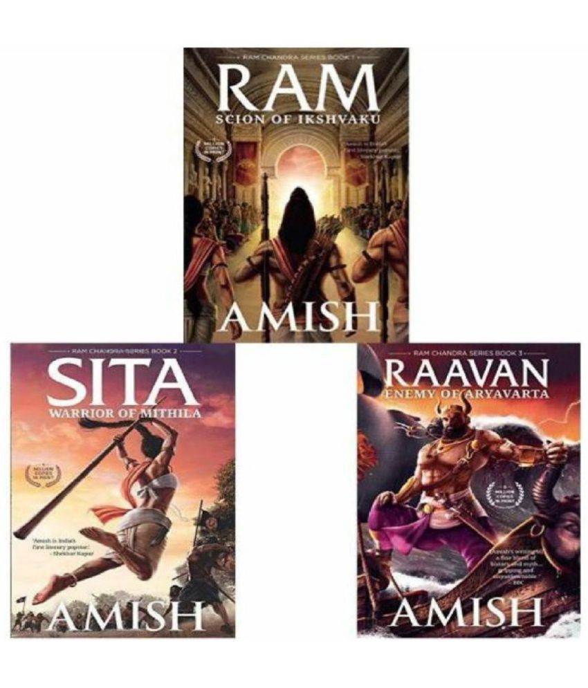     			Ram Chandra Series - Ram, Sita & Raavan (Set of 3 Books) English Paperback By Amish Tripathi