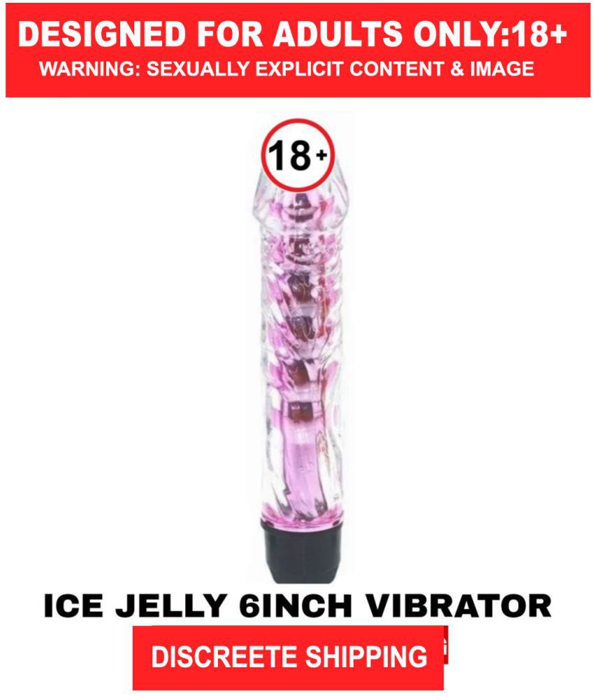     			FEMALE ADULT Sex Toys ICE SMOOTH SILICON G-SPOT VIBRATOR For Women