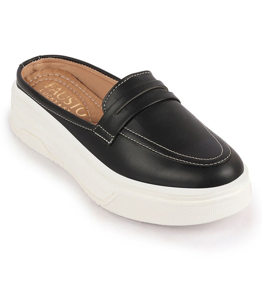     			Fausto - Black Women's Slip On