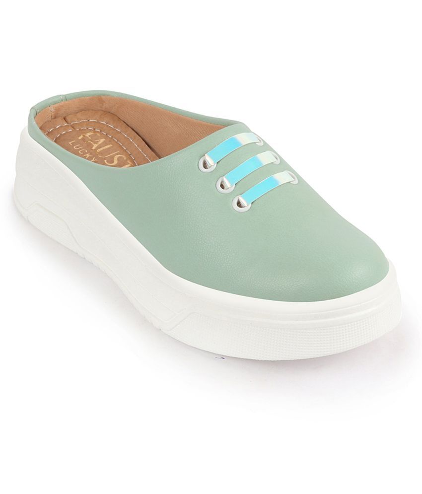     			Fausto - Green Women's Slip On