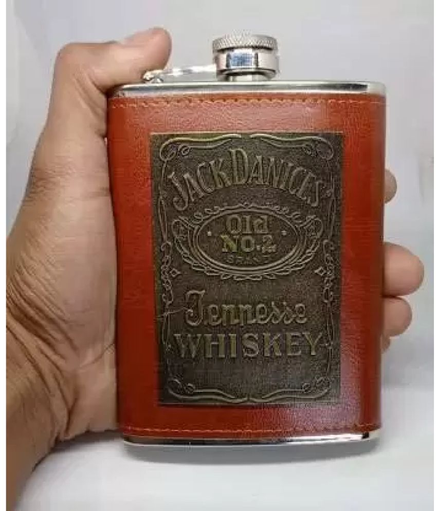     			JGG JAIN GIFT GALLERY Steel Hip Flask