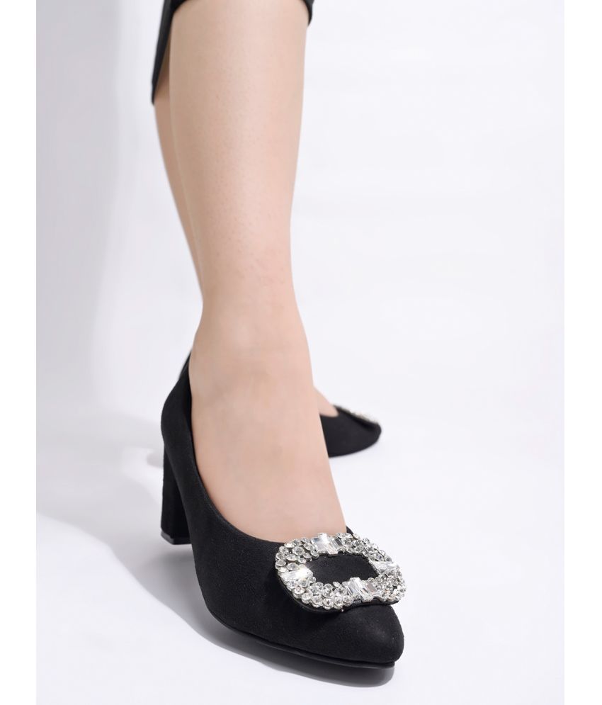     			Shoetopia - Black Women's Pumps Heels