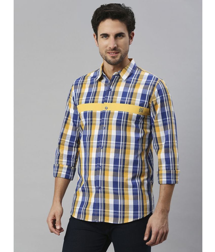     			Solemio Cotton Regular Fit Full Sleeves Men's Formal Shirt - Multicolor ( Pack of 1 )