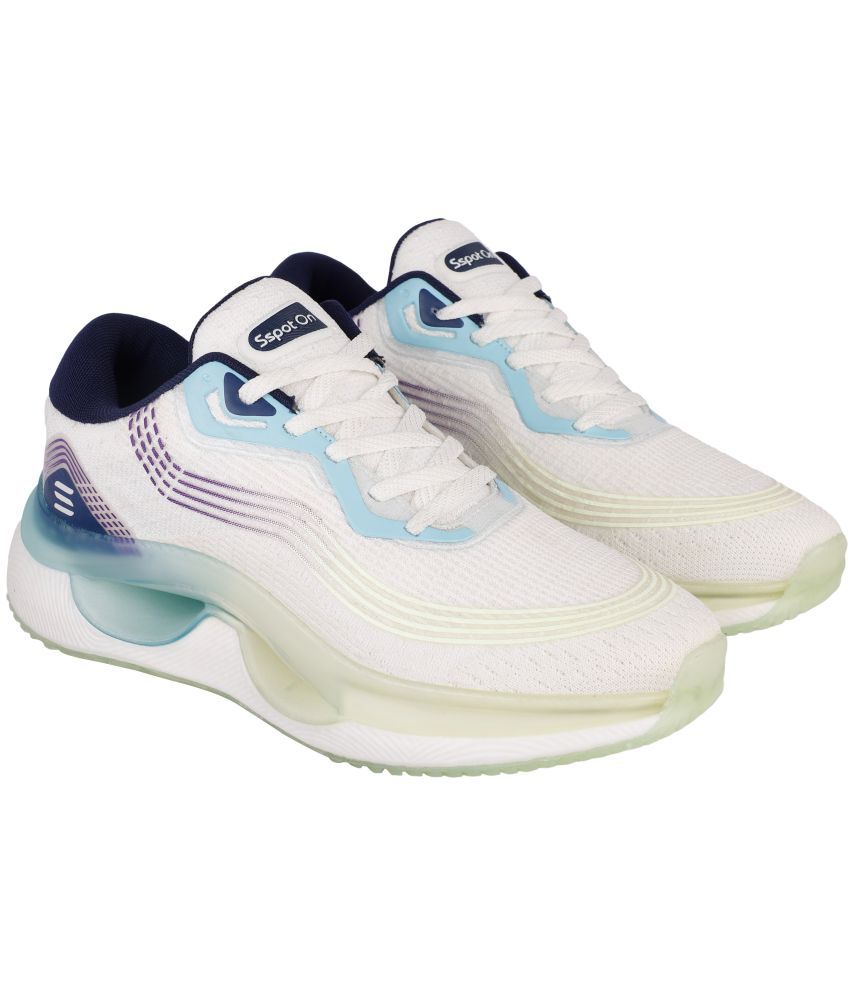     			Sspot On - EXCL White Men's Sports Running Shoes