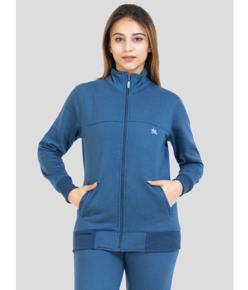     			YHA Fleece Women's Zippered Sweatshirt ( Blue )