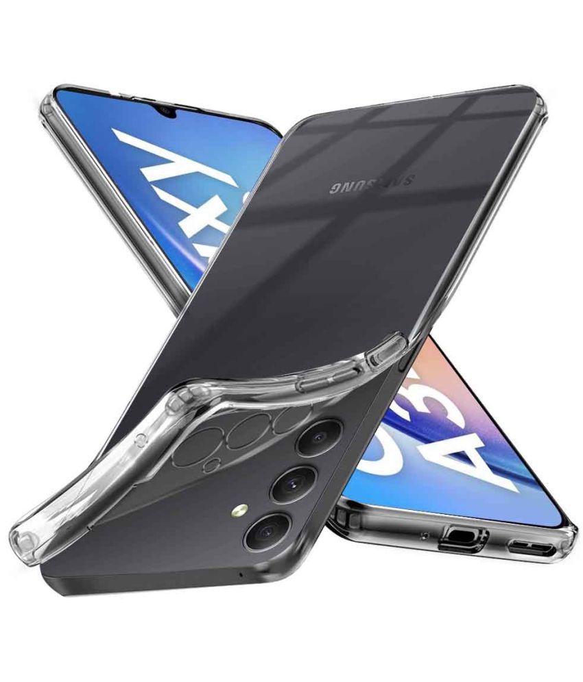     			NBOX - Plain Cases Compatible For Silicon Samsung Galaxy A34 5G ( Pack of 1 )