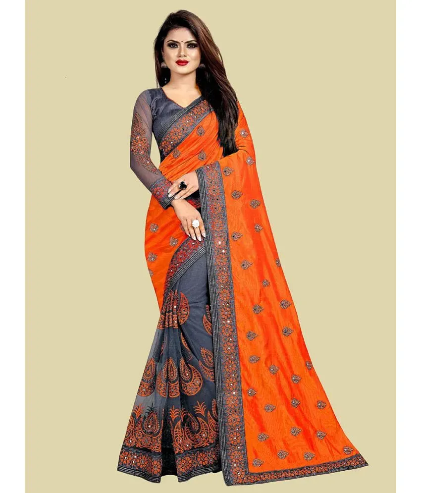 Rangita Women Abstract Printed Chiffon Saree with Blouse Piece - Black  Price in India - Buy Rangita Women Abstract Printed Chiffon Saree with  Blouse Piece - Black Online at Snapdeal