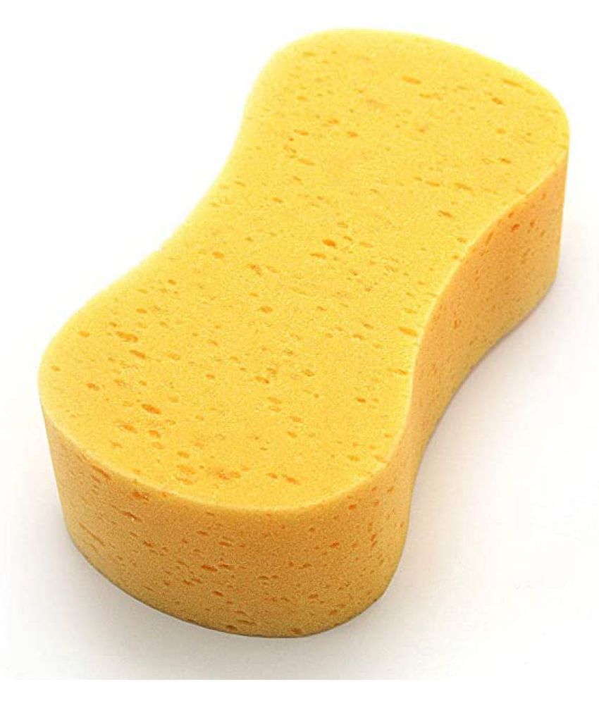     			Autokraftz Cleaning Sponge For Car, bike,steel Cleaning Car Washing Sponge Duster for Home, Kitchen, Office and Outdoor Car cleaning Sponge Cleaner Tools clean Car Windows Cleaning Sponge Product Cloth Towel Wash Gloves, (Yellow)