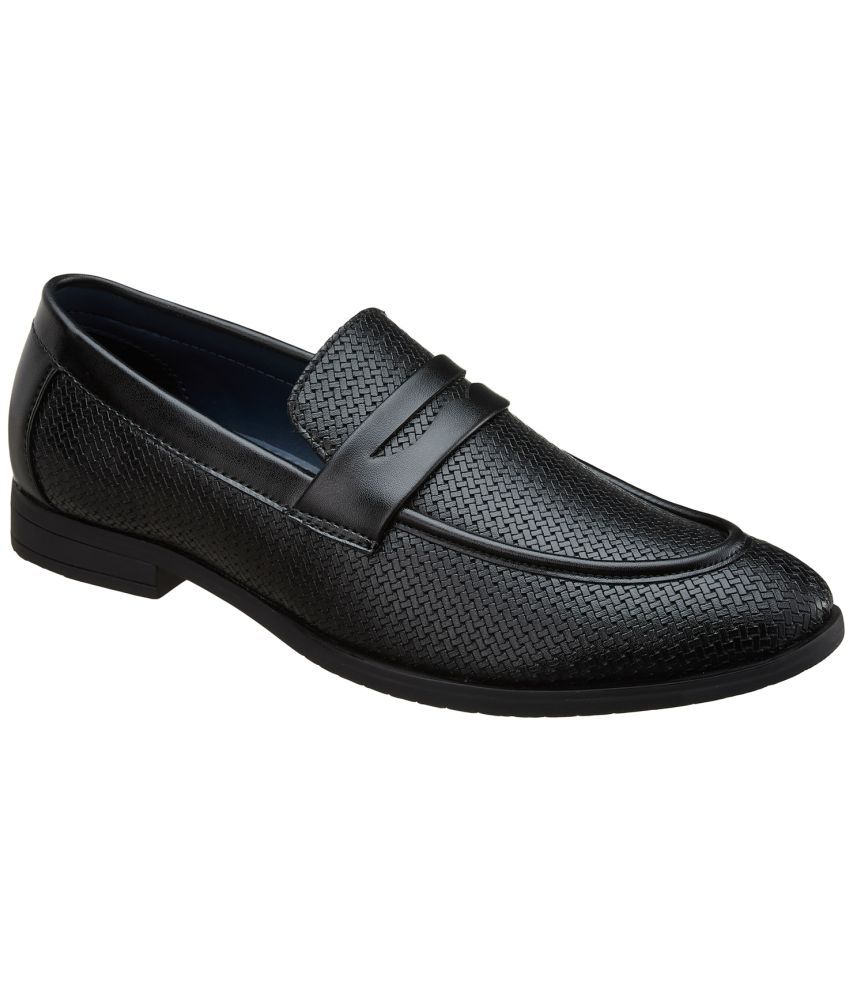     			Duke - BLACK Men's Mocassin Formal Shoes