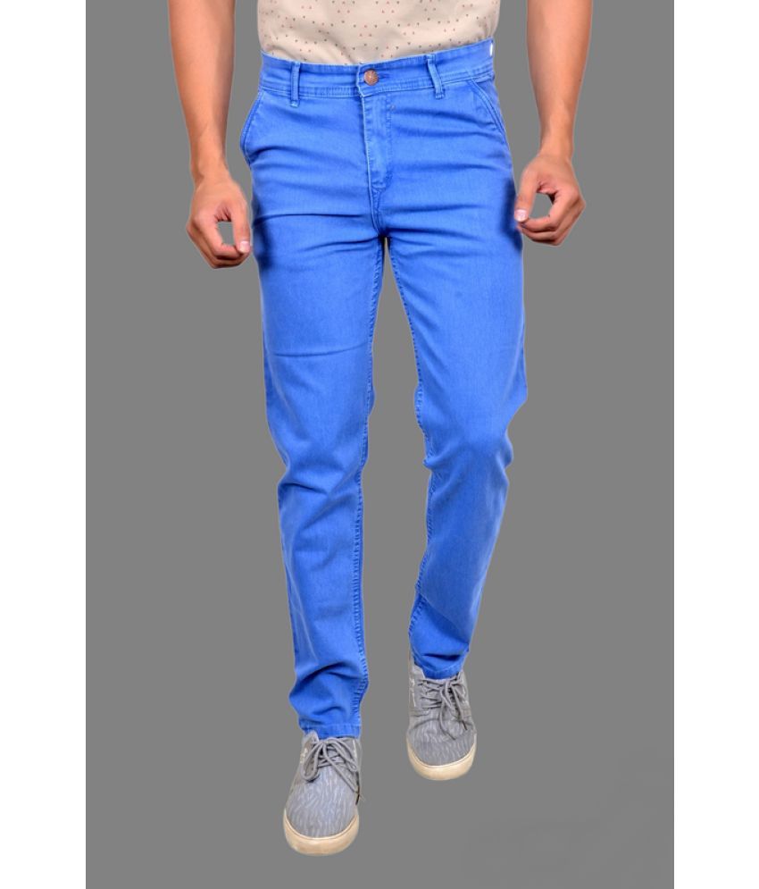     			MOUDLIN Slim Fit Basic Men's Jeans - Blue ( Pack of 1 )