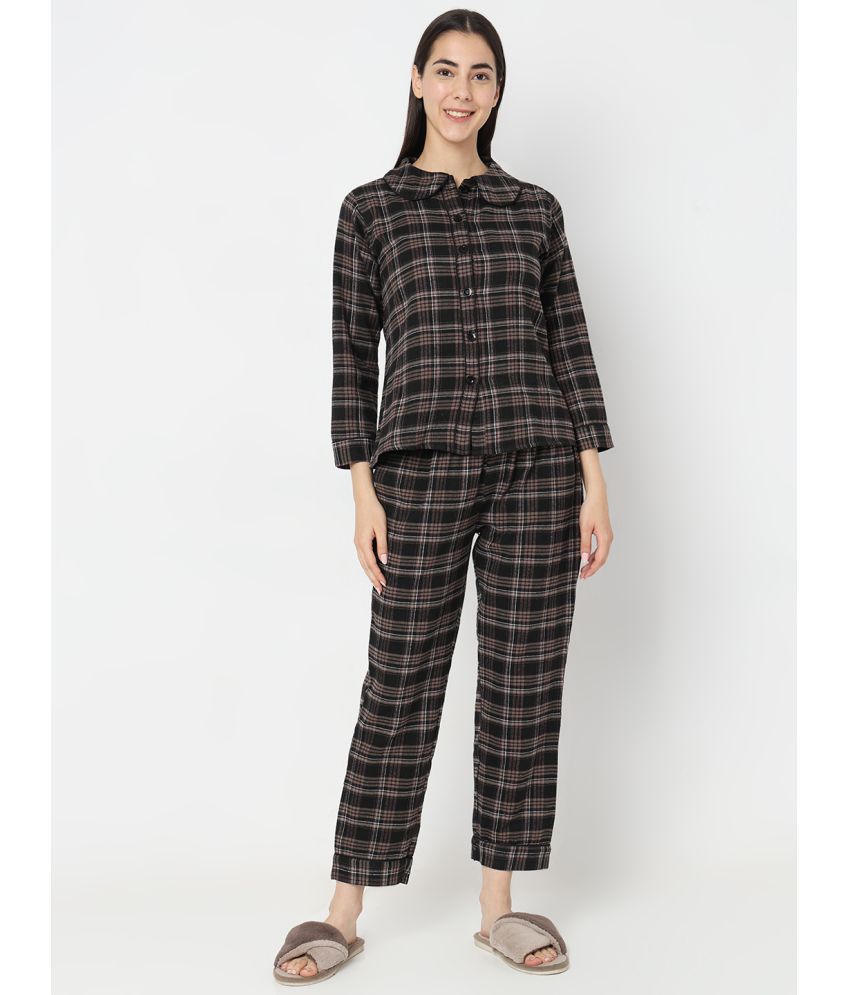     			Smarty Pants - Grey Cotton Women's Nightwear Nightsuit Sets ( Pack of 1 )