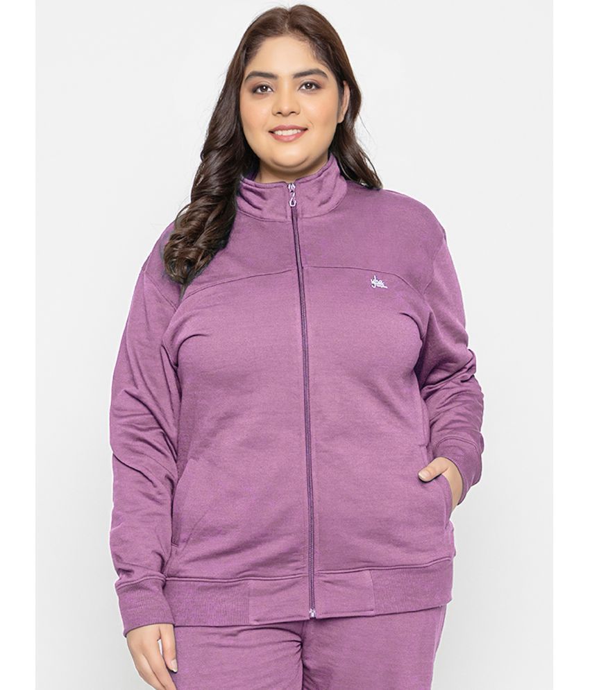     			YHA Fleece Women's Zippered Sweatshirt ( Peach )