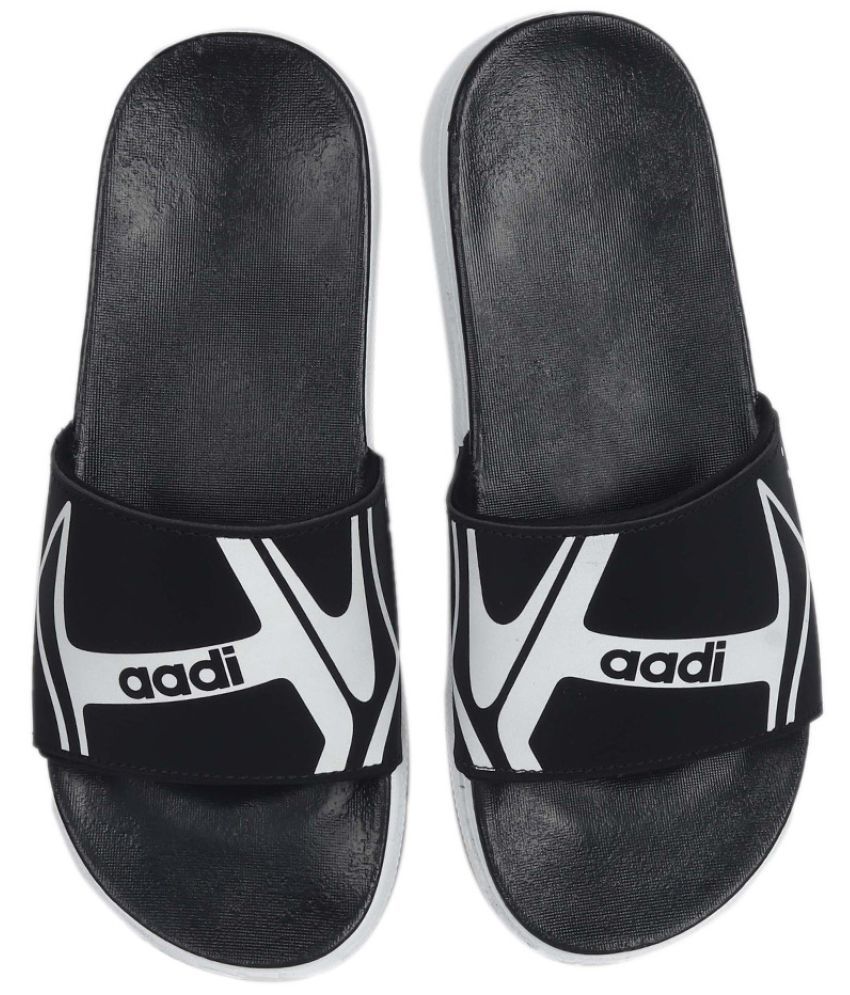     			Aadi - Black Men's Slide Flip Flop