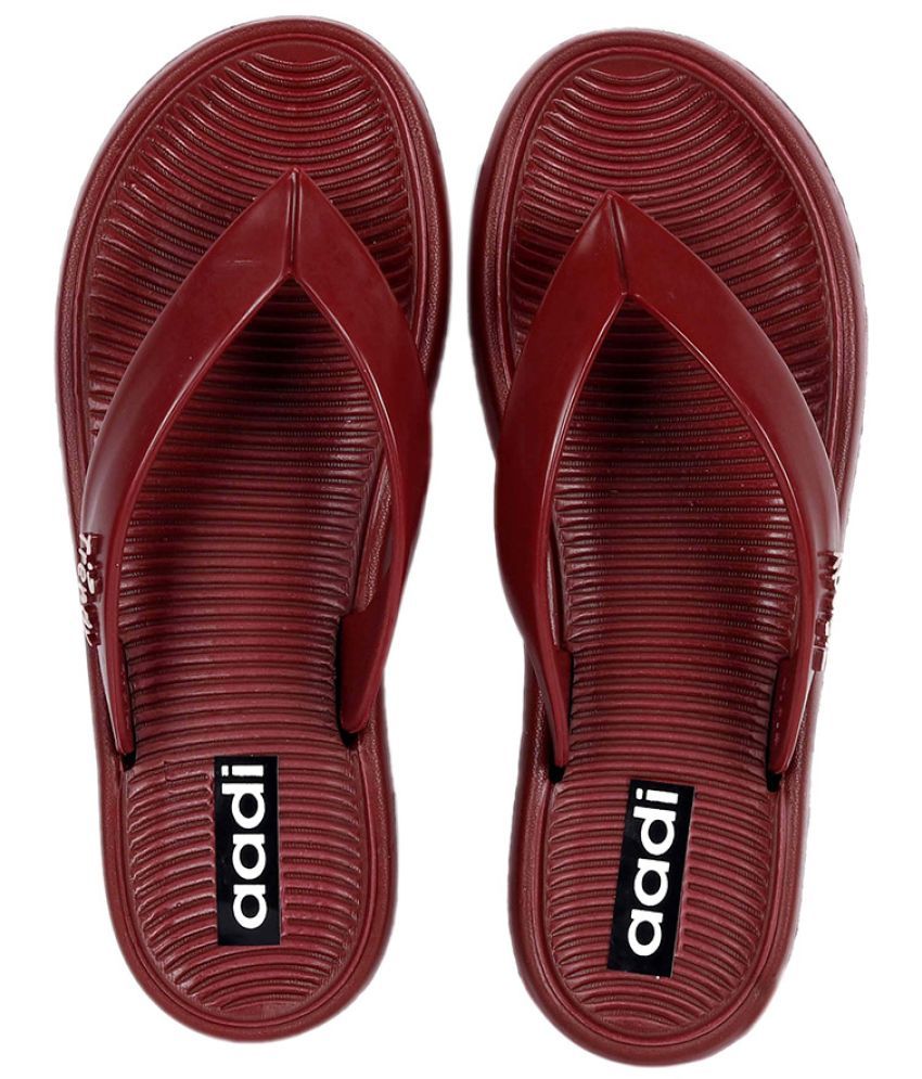     			Aadi - Maroon Women's Daily Slipper