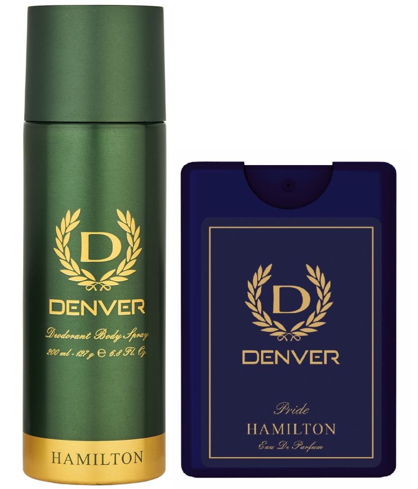    			Denver - Pocket Perfume Eau De Parfum (EDP) For Men 18ml ( Pack of 2 )