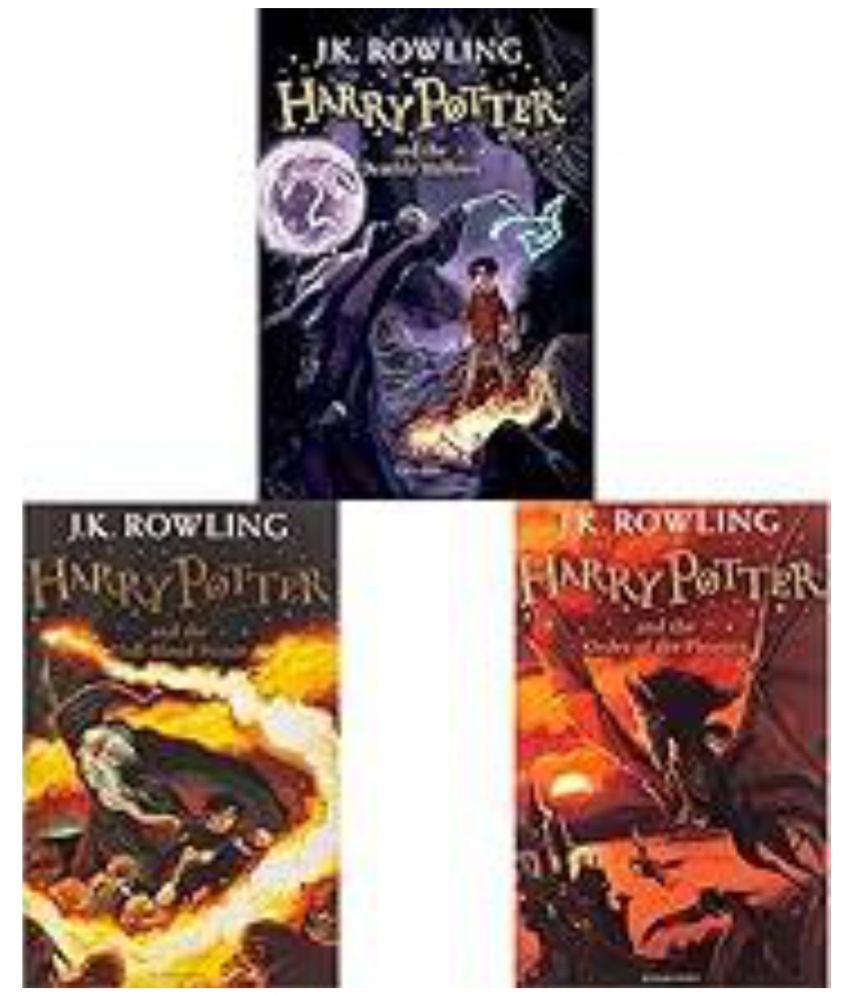     			Harry Potter And The Deathly Hallows (Harry Potter 7) + Harry Potter And The Half Blood Prince + Har