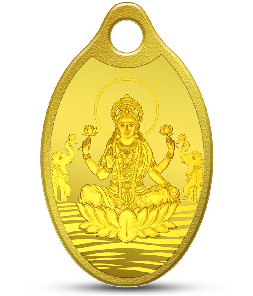     			MMTC-PAMP 24k (999.9) Lakshmi 2 gm Yellow Gold Pendant