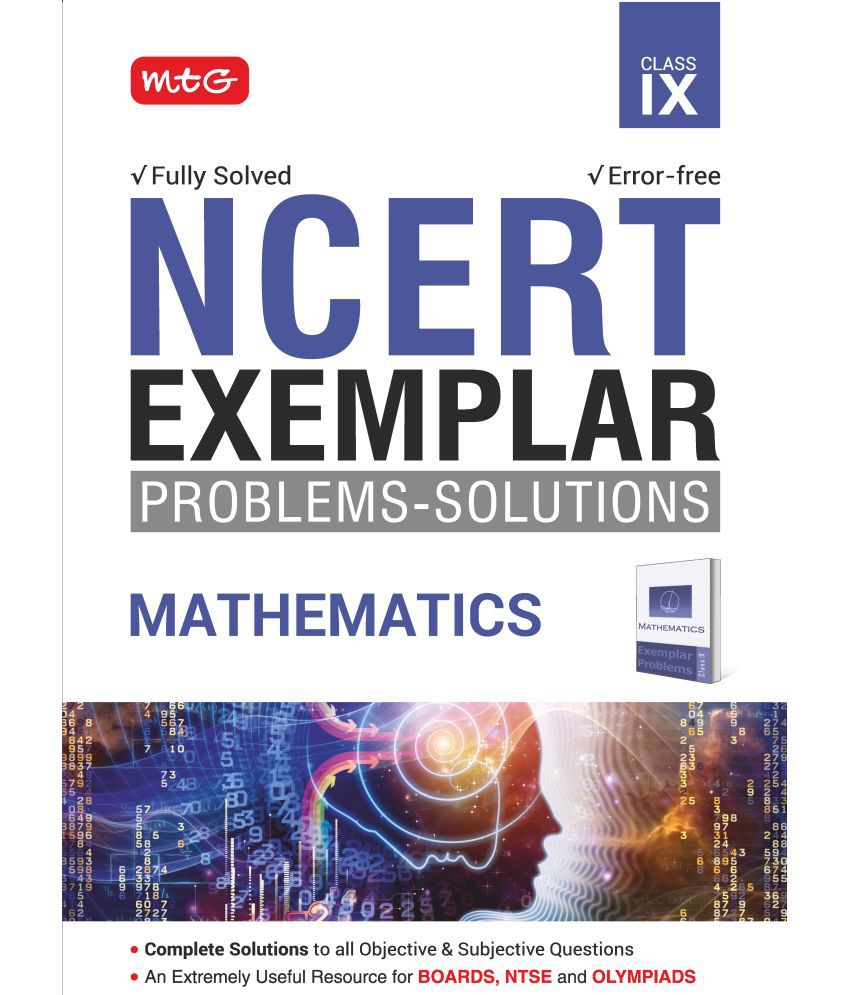     			MTG NCERT Exemplar Problem Solutions Mathematics Class 9 - Complete Solution to all Objective and Subjective Questions