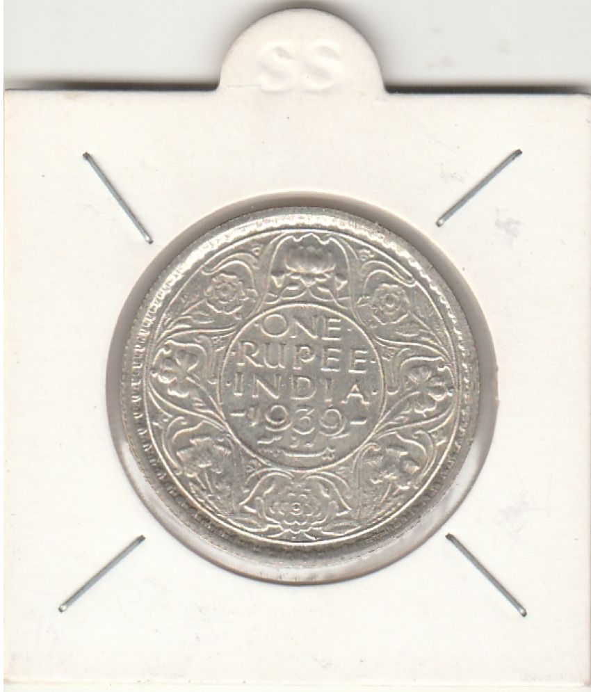     			NUMISMATTECLY ULTRA  RARE AND COLLECTIBLE -ONE RUPEE INDIA FENCY REMADE COPY OF ORIGINAL C0IN -GEORGE-VITH KING EMPERROR.YEAR-1939,METAL IS NOT -SILVER. THIS IS MIX WHITE METAL IN  EXTRA FINE CONDITION,WIGHT-11 GRAMS-SIZE-30,40 MM