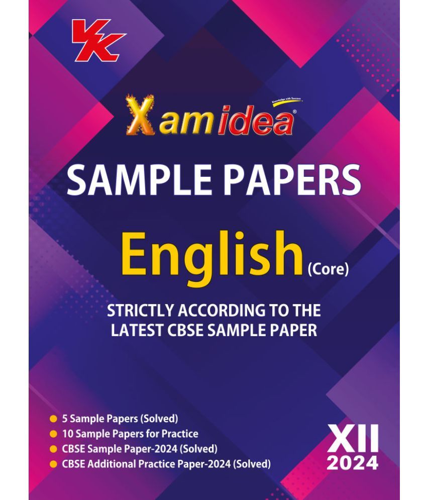     			Xam idea Sample Papers Simplified English Core | Class 12 for 2023 Board Exam | Latest Sample Papers 2023