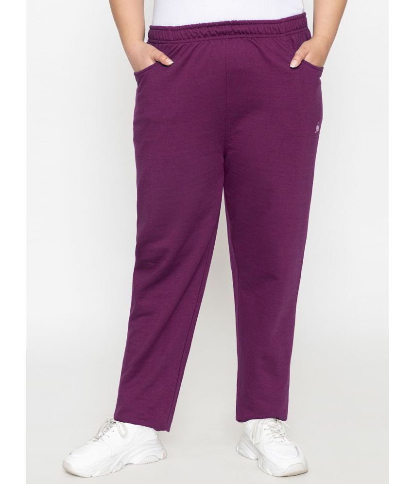     			YHA - Purple Fleece Women's Running Trackpants ( Pack of 1 )