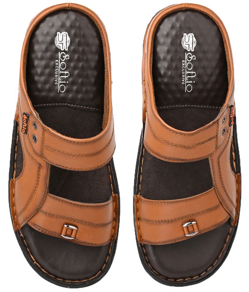     			softio - Tan Men's Daily Slipper