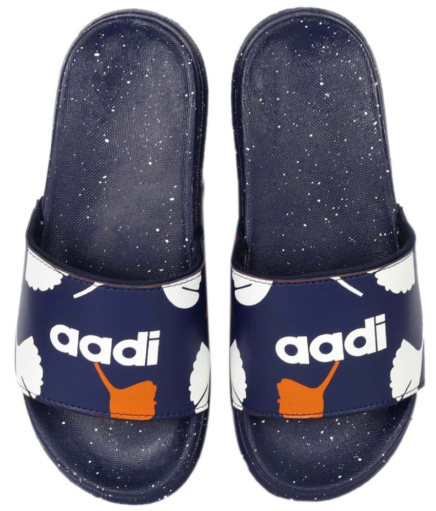     			Aadi - Blue Men's Slide Flip Flop
