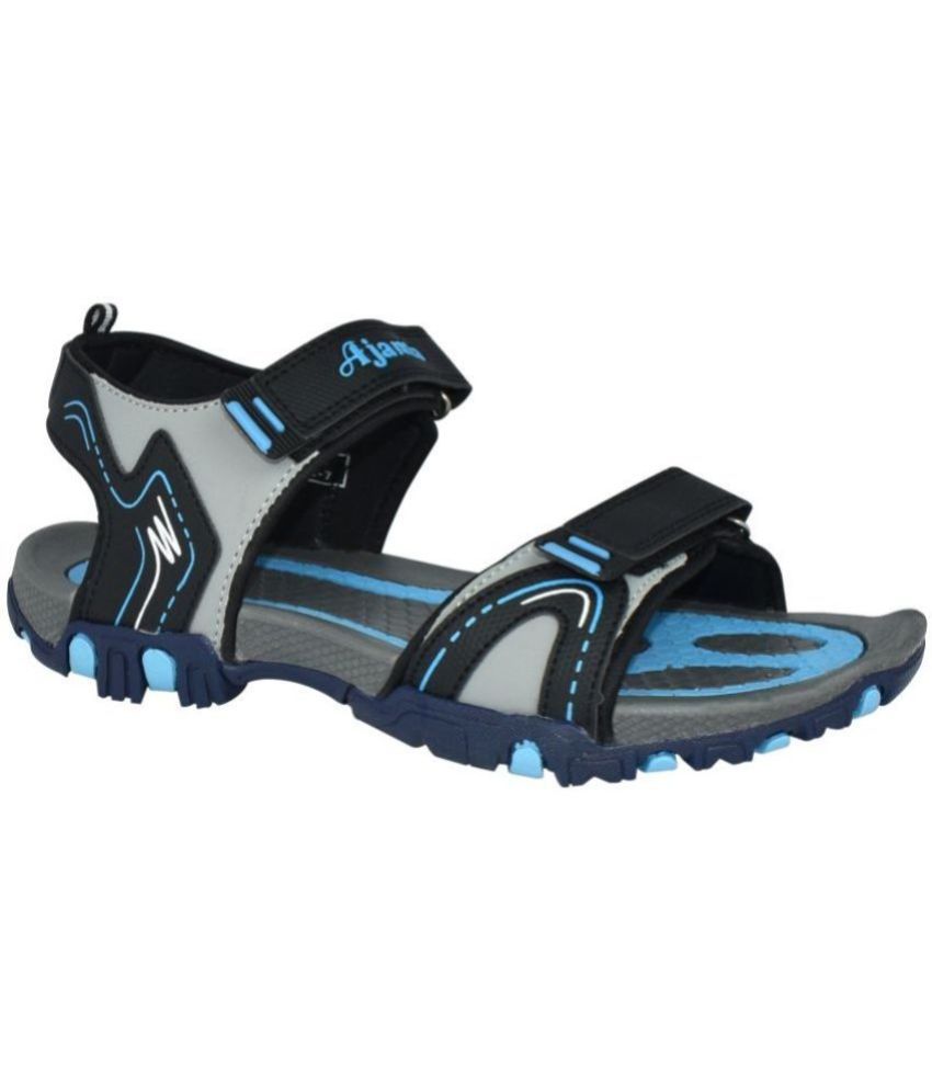     			Ajanta - Blue Men's Floater Sandals