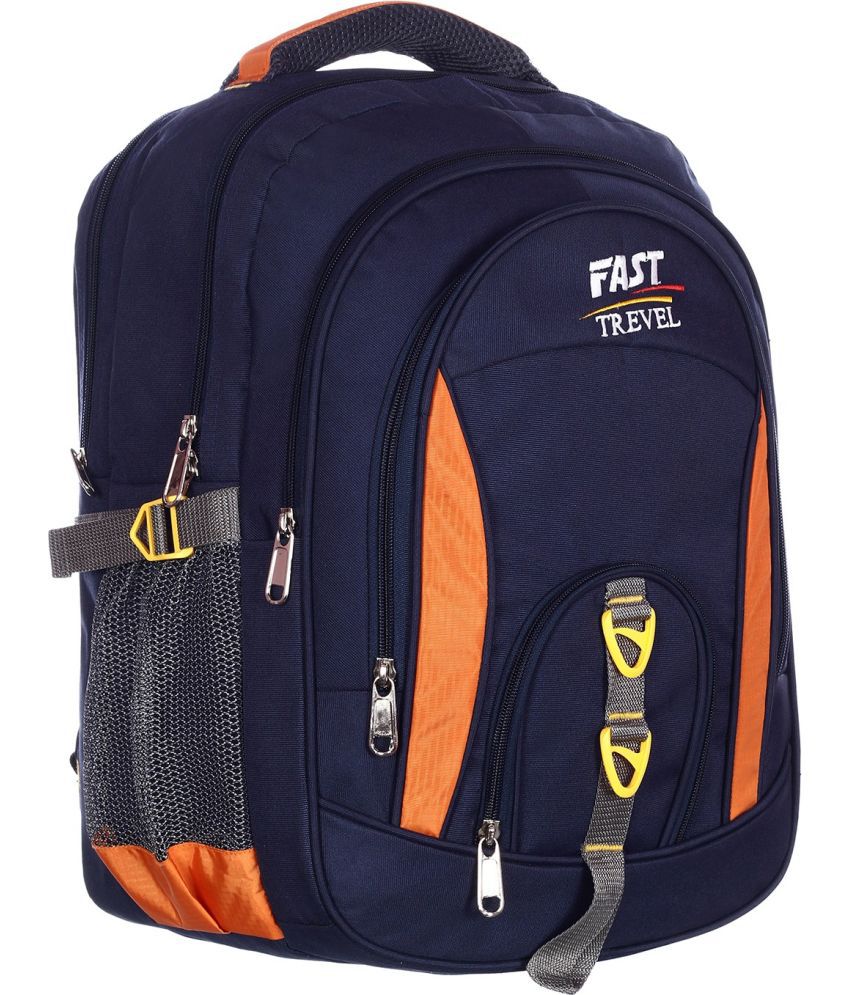     			FAST TRAVEL - Blue Polyester Backpack ( 45 Ltrs )