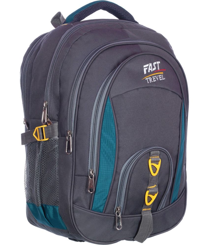     			FAST TRAVEL - Grey Polyester Backpack ( 45 Ltrs )