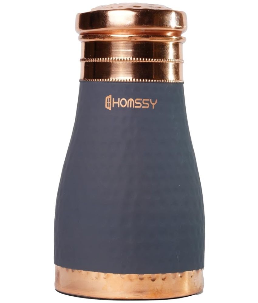     			HOMSSY Grey Water Bottle 1000 mL ( Set of 1 )