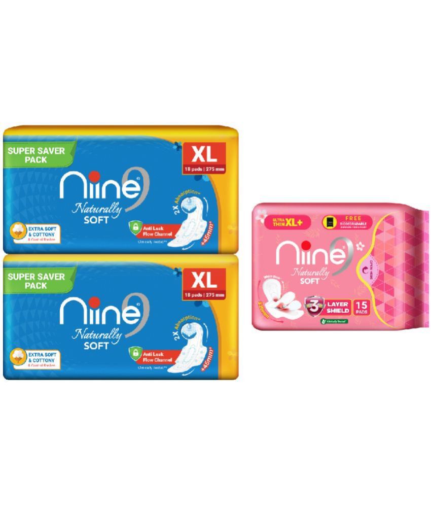     			NIINE - Cottony XXL Ultra Thin Sanitary Pad
