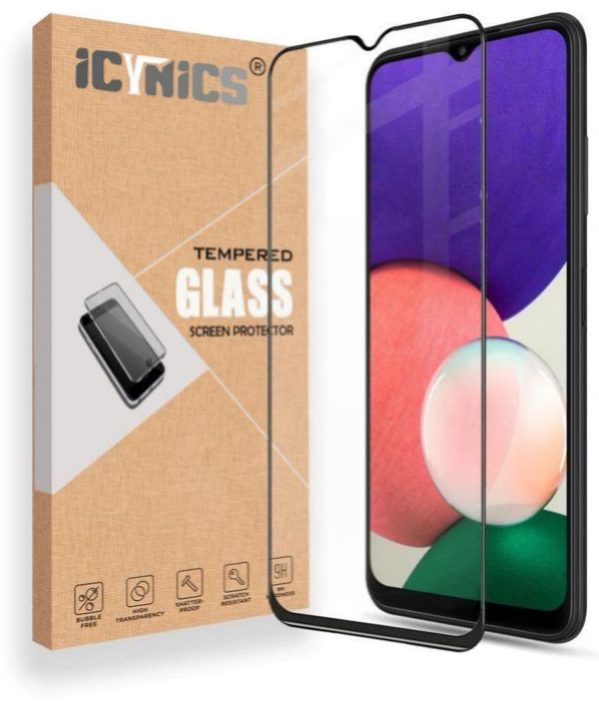     			Icynics - Tempered Glass Compatible For Samsung Galaxy A22 5G ( Pack of 1 )