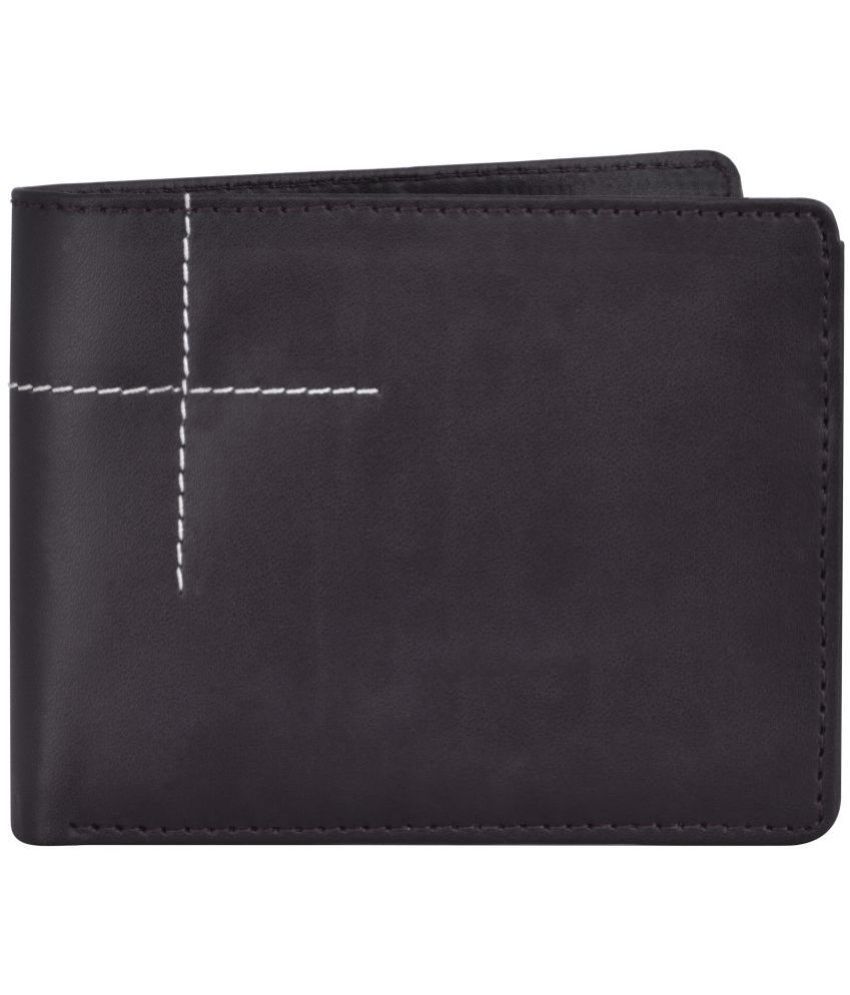     			GEEO - Brown Faux Leather Men's Two Fold Wallet ( Pack of 1 )