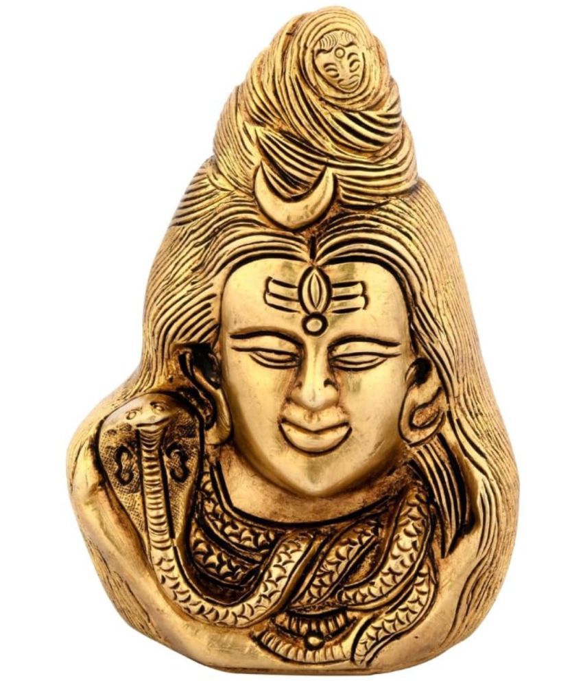     			Shreeyaash Brass Lord Shiva Idol ( 9 cm )
