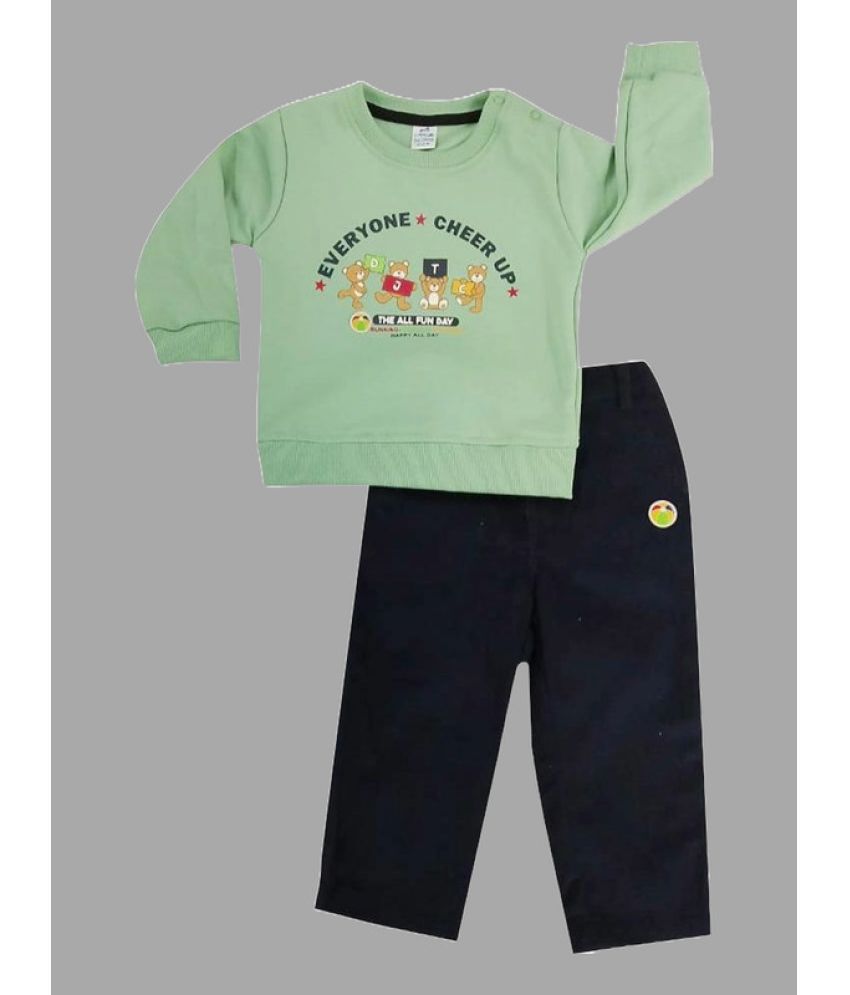     			Dollar Multi Cotton Blend Baby Boy T-Shirt & Trouser ( Pack of 1 )