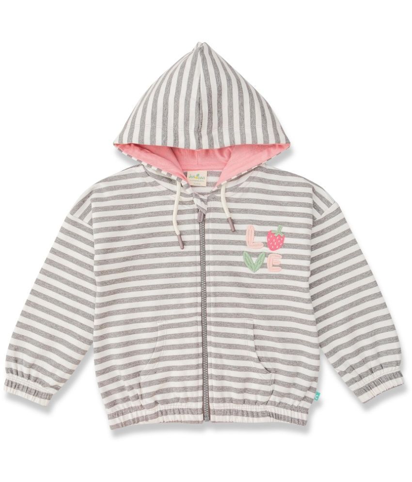     			Juscubs Girls Cotton Sweatshirt ( Gray )