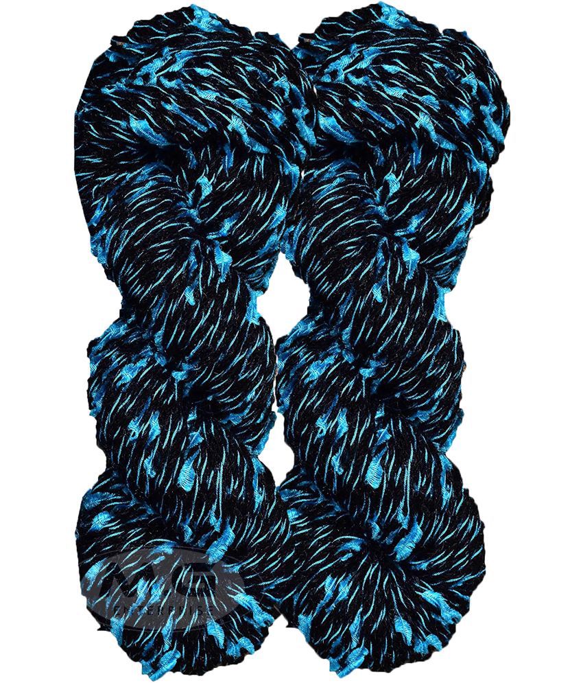     			K/K Veronica Black Blue (400 gm)  wool ART- HICHank Hand knitting wool ART- HIC