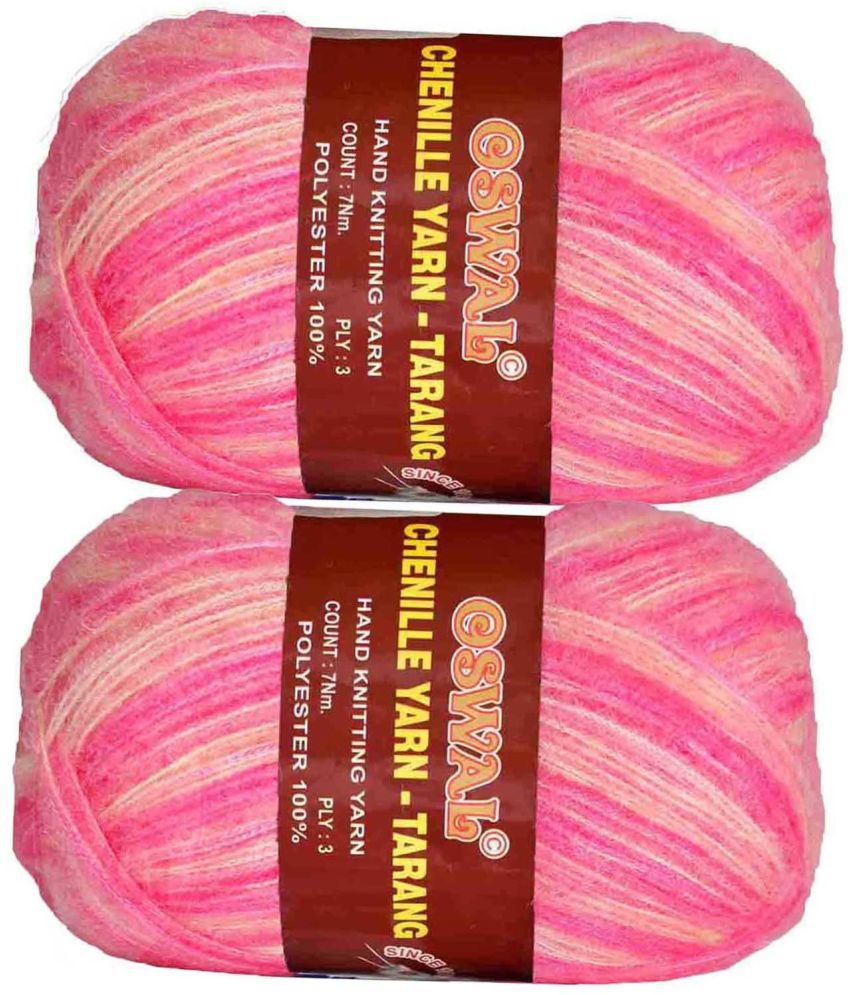     			Represents Oswal  3 Ply Knitting  Yarn Wool,  Multi Strawberry 500 gm Art-HDE