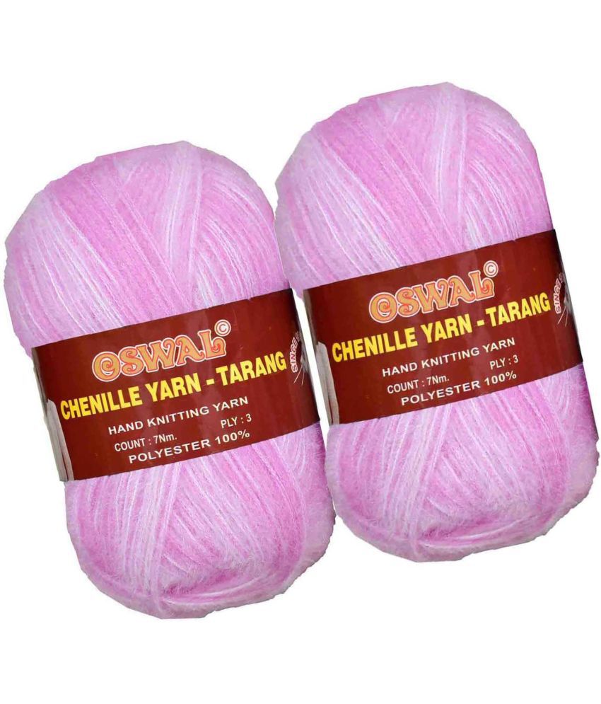     			Represents Oswal  3 Ply Knitting  Yarn Wool,  Light Multi Pink 400 gm Art-HDG