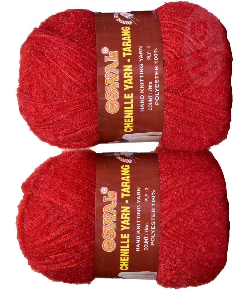     			Represents Oswal  3 Ply Knitting  Yarn Wool,  Red 600 gm Art-HDB