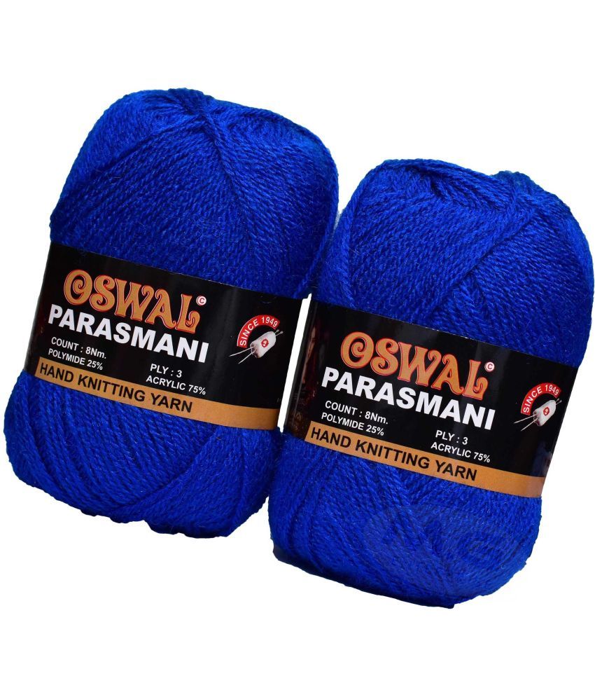     			Represents Oswal 3 Ply Knitting  Yarn Wool,  Royal 400 gm Art-EIE Art-EFI