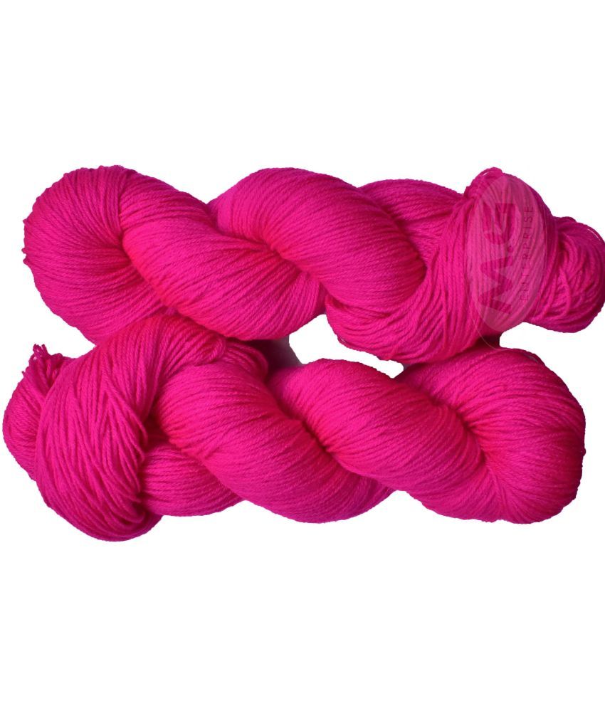     			Represents Oswal  3 Ply Knitting  Yarn Wool,  Magenta 500 gm