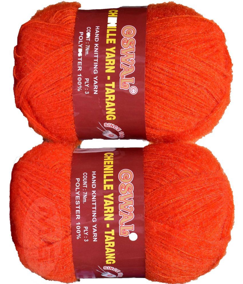     			Represents Oswal  3 Ply Knitting  Yarn Wool,  Deep Orange 600 gm  Art-HEH